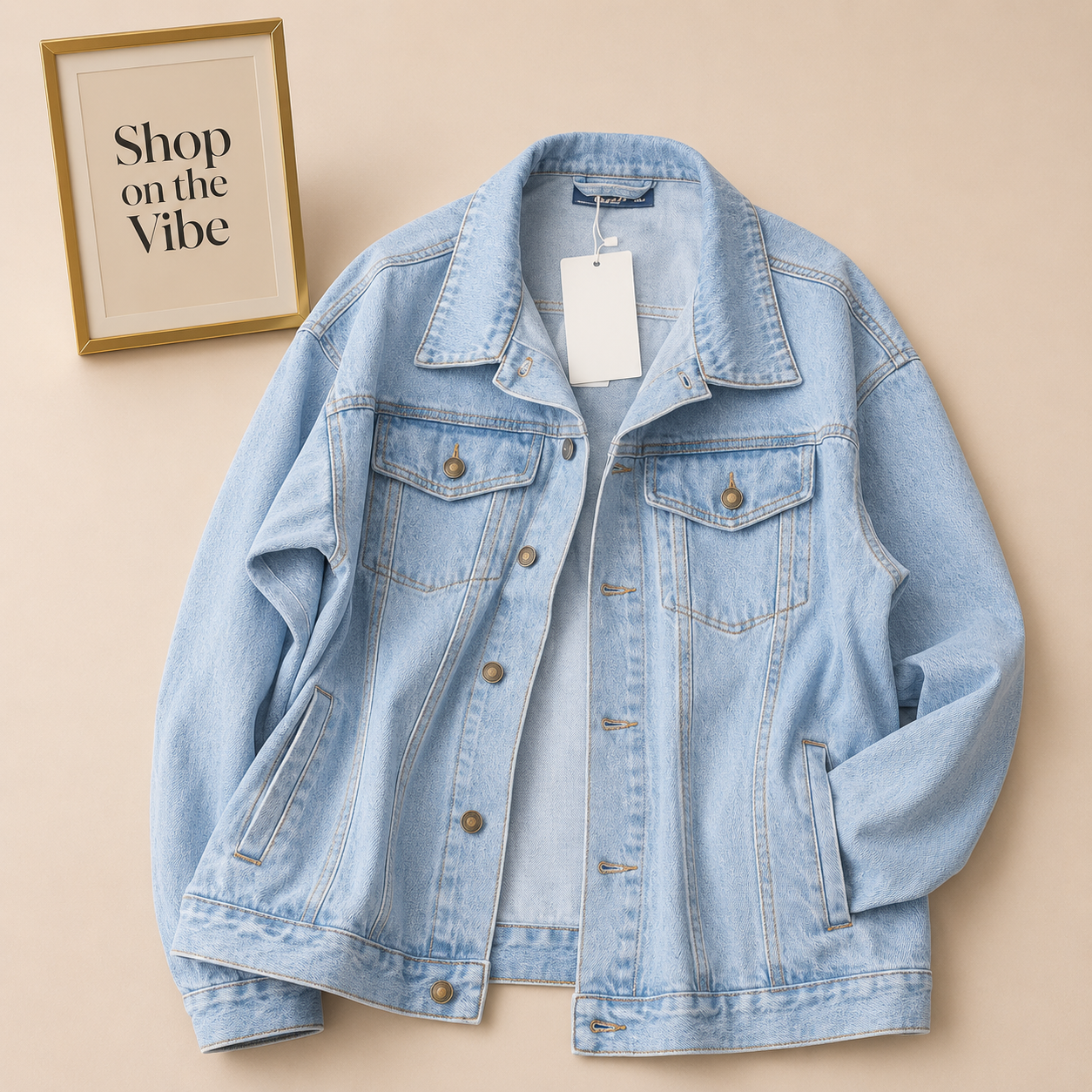 ICE BLUE DENIM JACKET