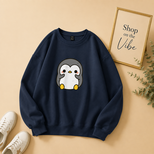 PINGEUN NAVY BLUE SWEATSHIRT