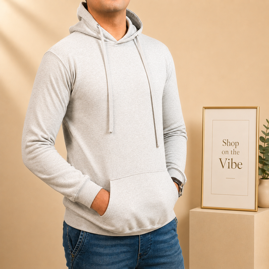 Basic Grey Hoodie // Men