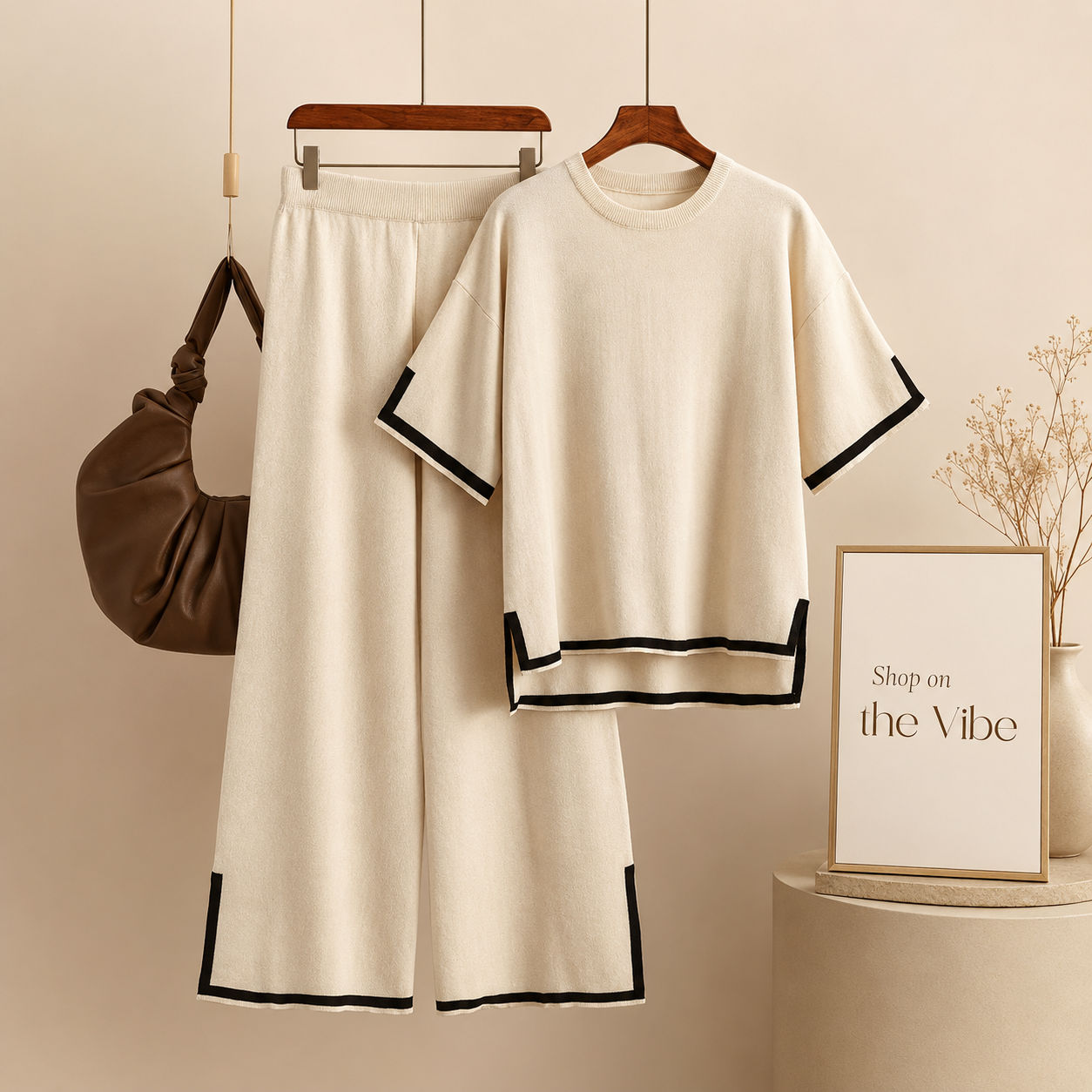 CREAM SUMMER LINING DRESS