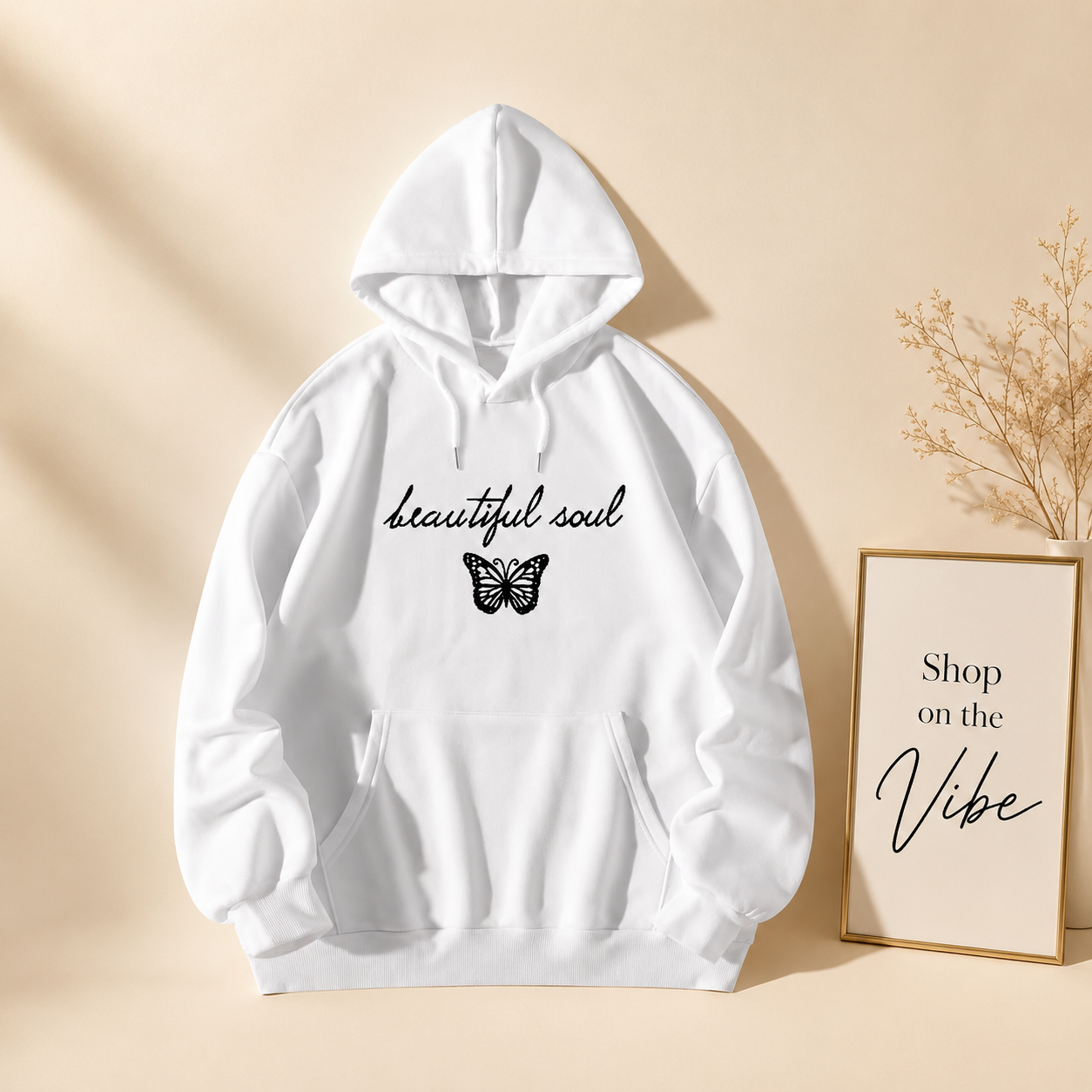 BEAUTIFUL SOUL BUTTERFLY HOODIE