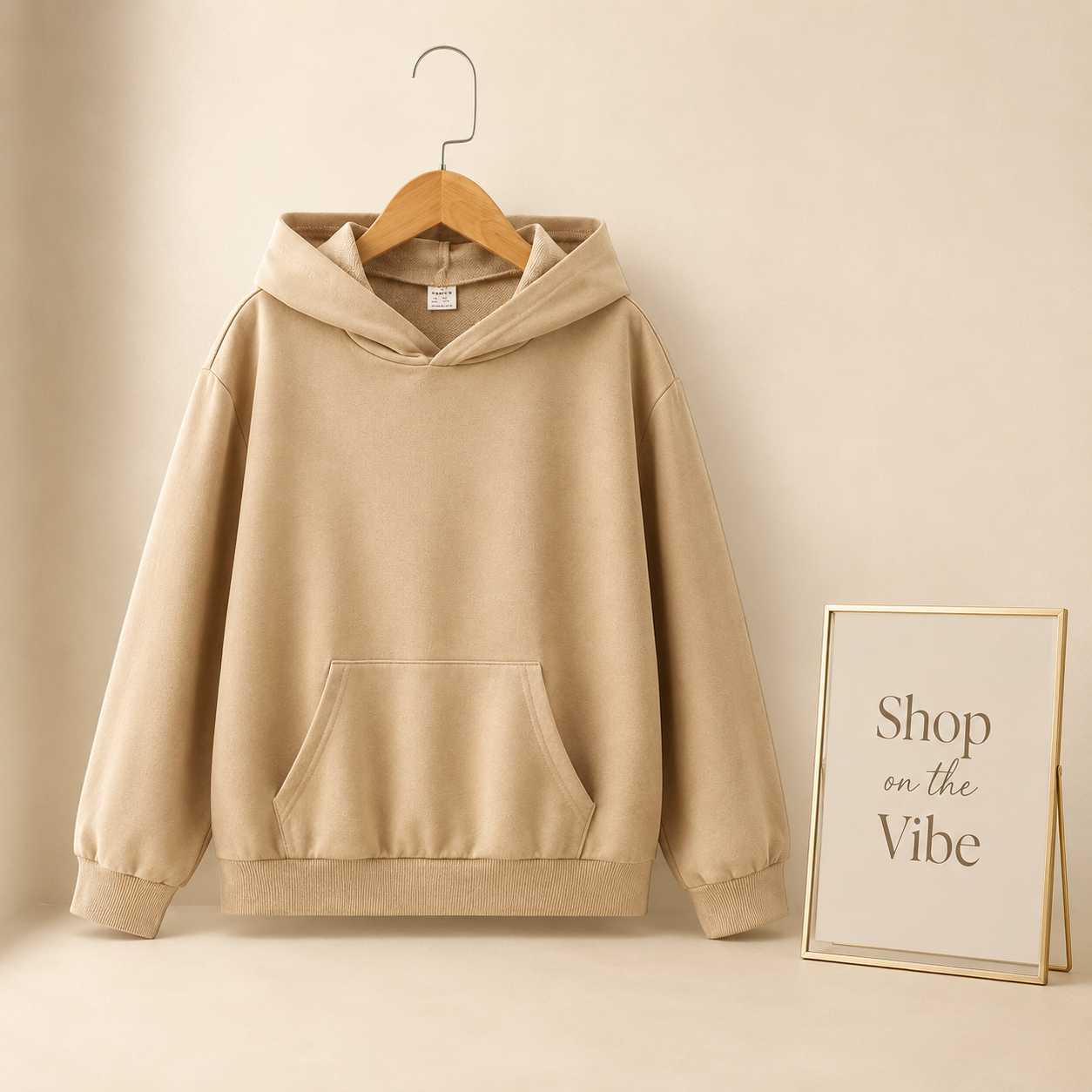 PLAIN CREAM HOOD