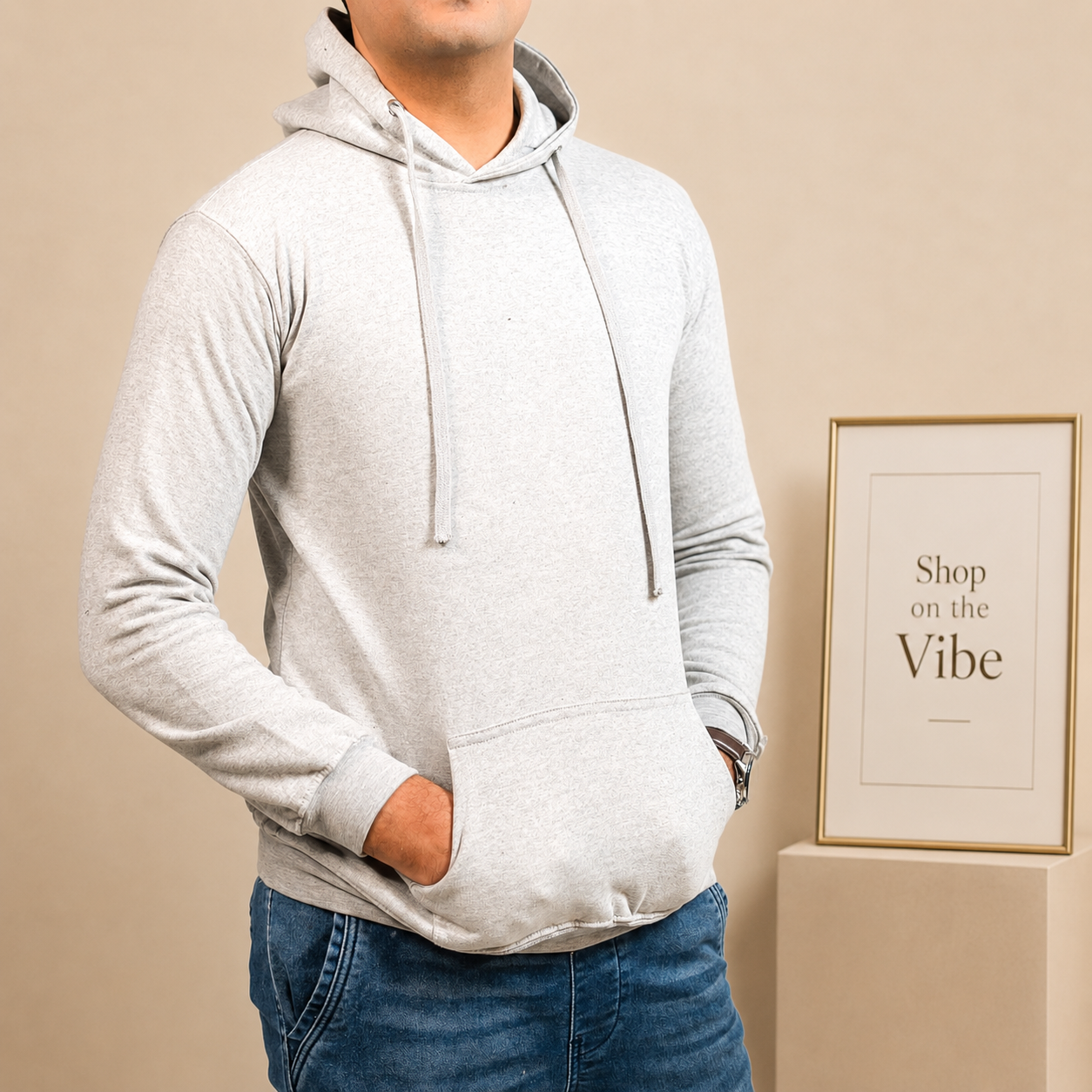 Basic Grey Hoodie // Men
