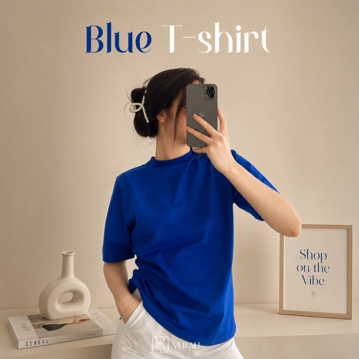 PLAIN ROYAL BLUE TEE