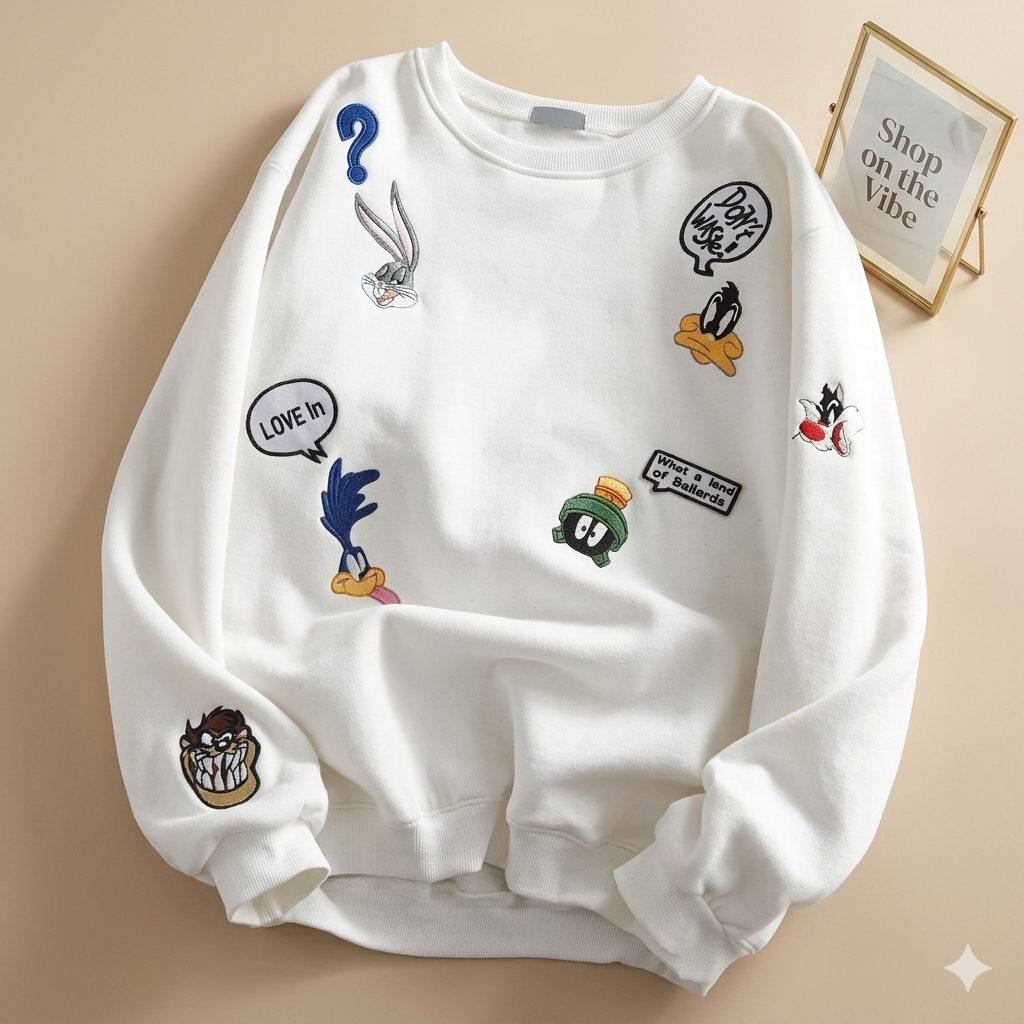 LONEY TONES ALLOVER SWEATSHIRT