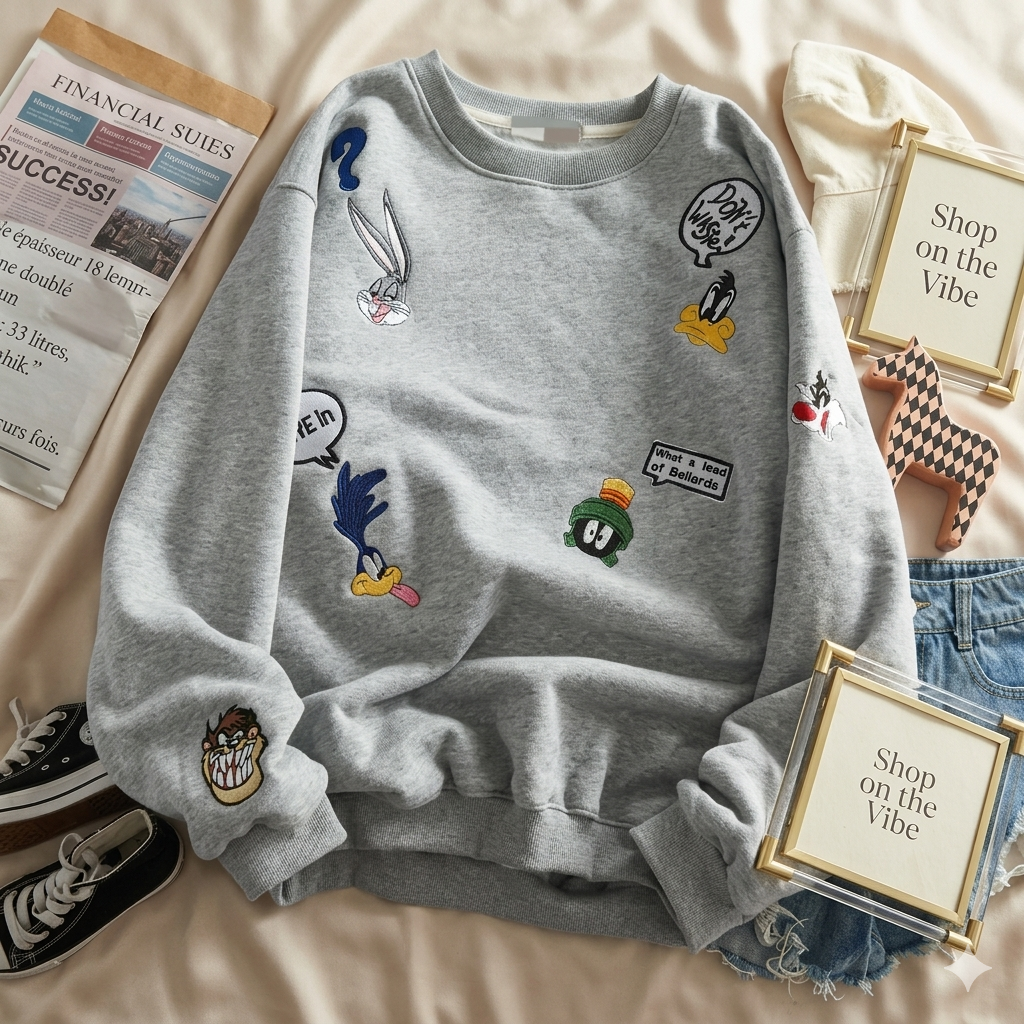 LONEY TONES ALLOVER SWEATSHIRT