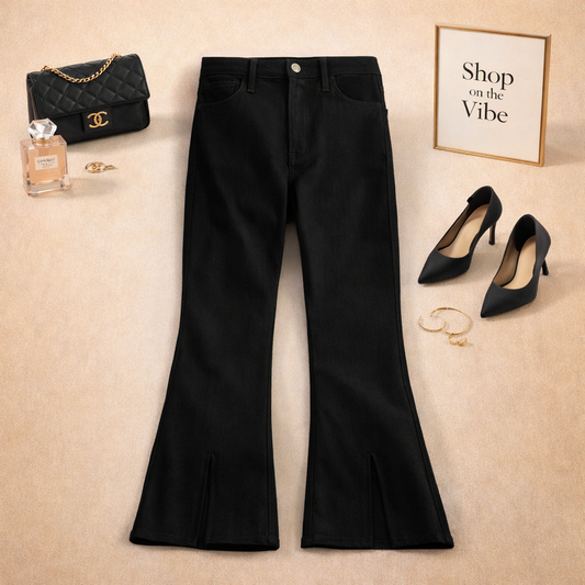 Black Bell Bottoms