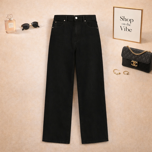Black Wide Leg