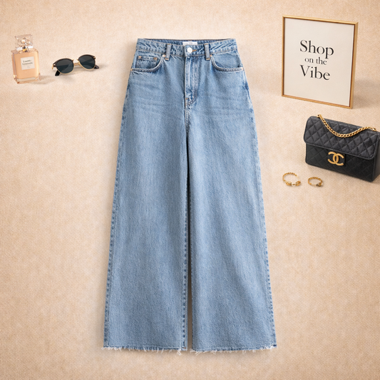 SKY BLUE WIDE LEG