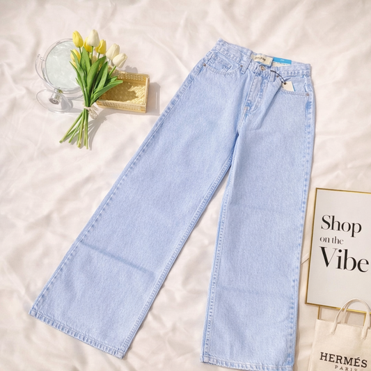ICE BLUE WIDE LEG