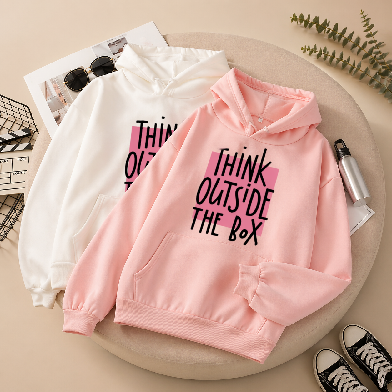 THINK OUTSIDE THE BOX HOODIE