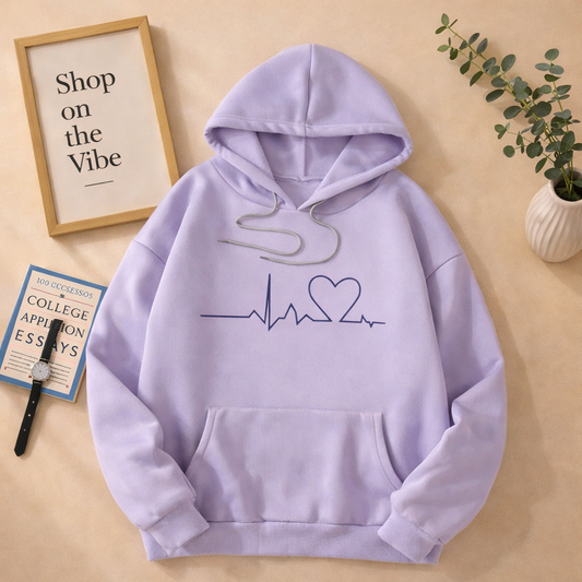 LILAC HOOIDE HEART VEIN
