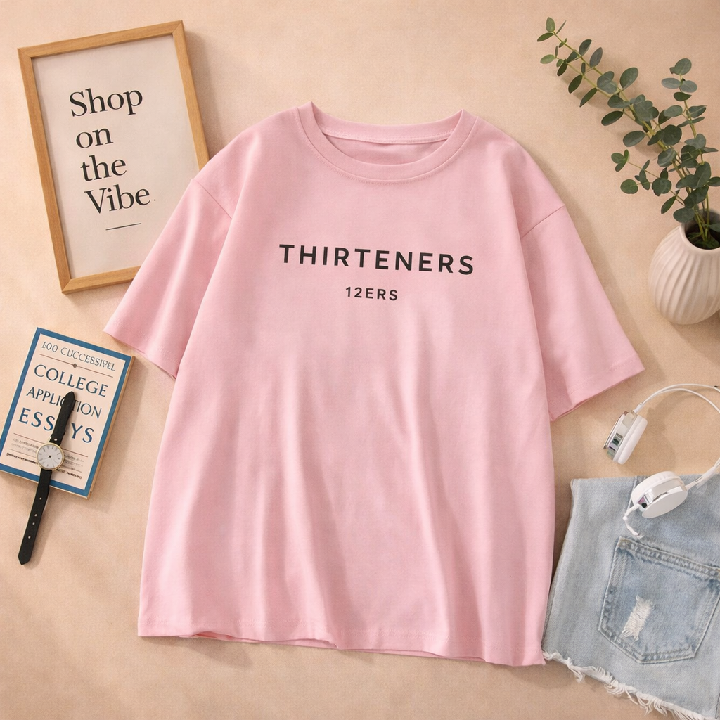 PINK TSHIRT THIRTENERS