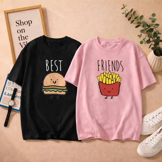 PAIR OF 2 BEST FRIEND TEES