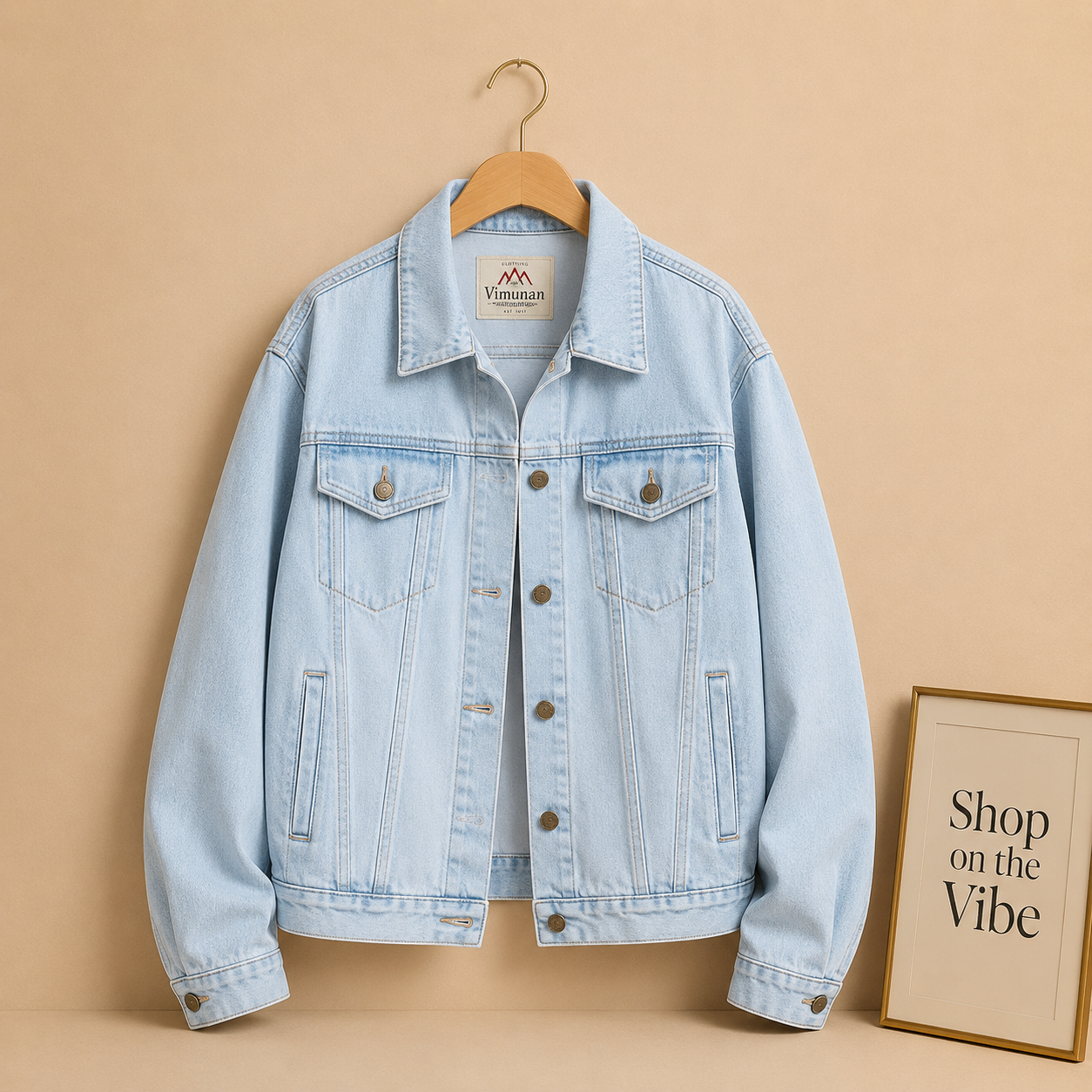 ICE BLUE DENIM JACKET