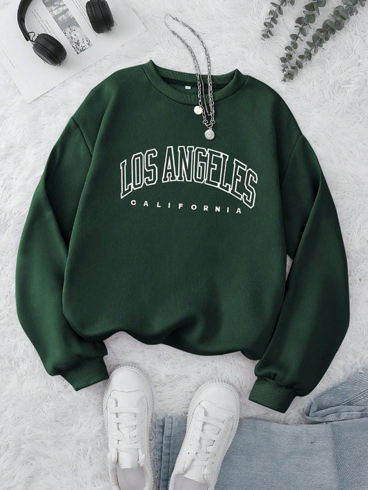 BOTTLES GREEN SWEATSHIRT LOS ANGELES