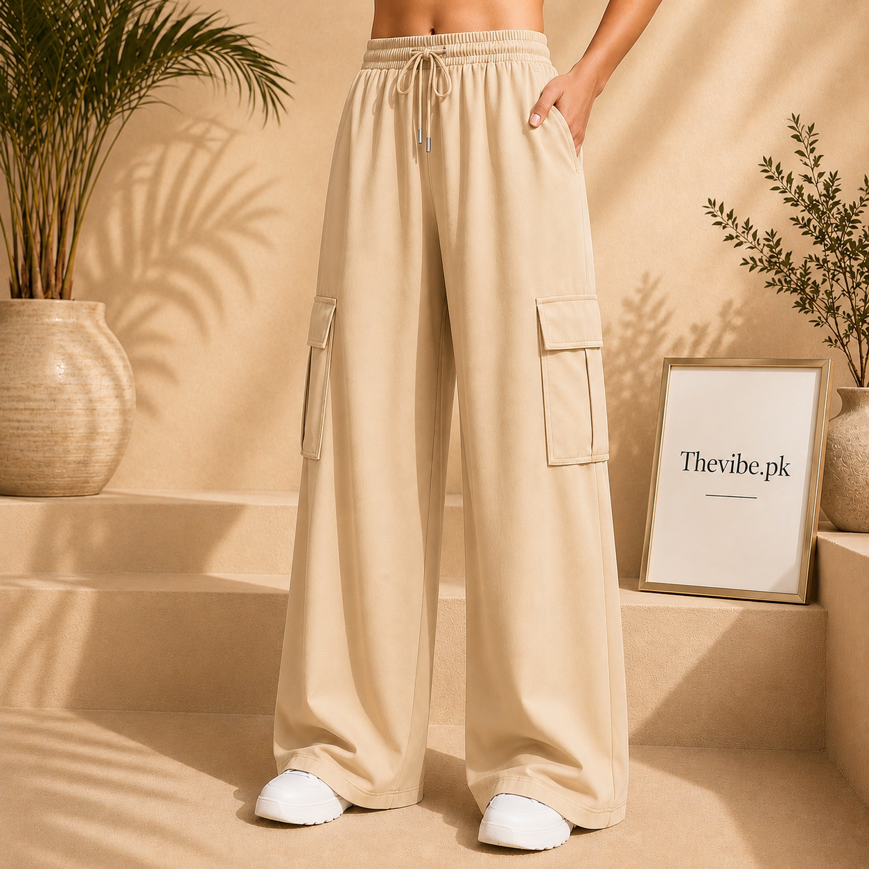 BEIGE CARGO FLAPPER