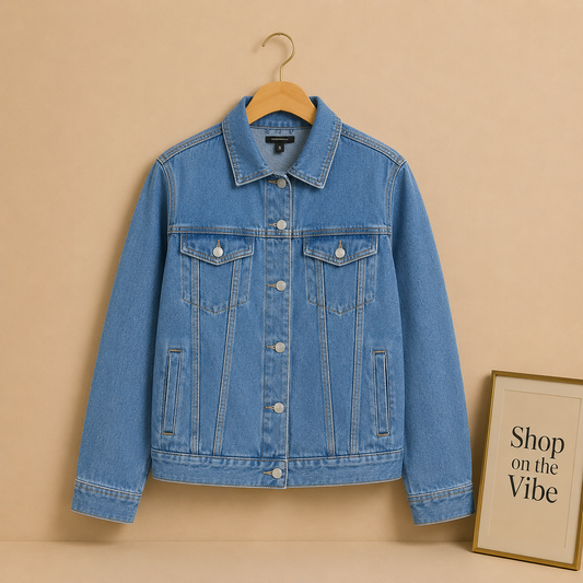 MID BLUE DENIM JACKET