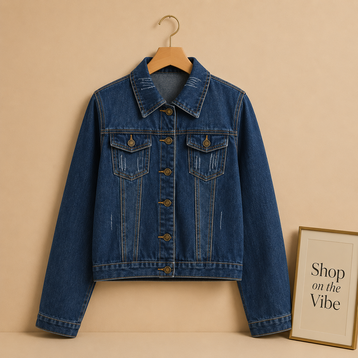 DARK BLUE DENIM JACKET