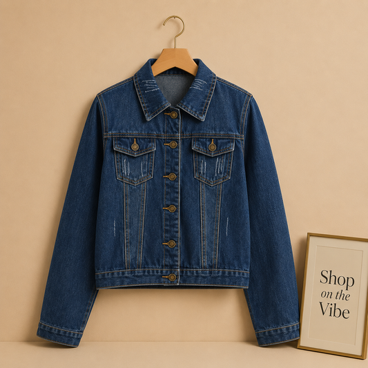 DARK BLUE DENIM JACKET